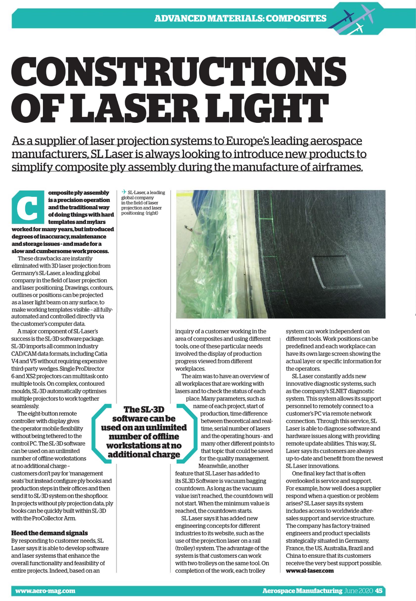 Konstruktion von Laserlicht