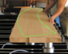 Laserprojektion für die Holzbearbeitung mit CNC
