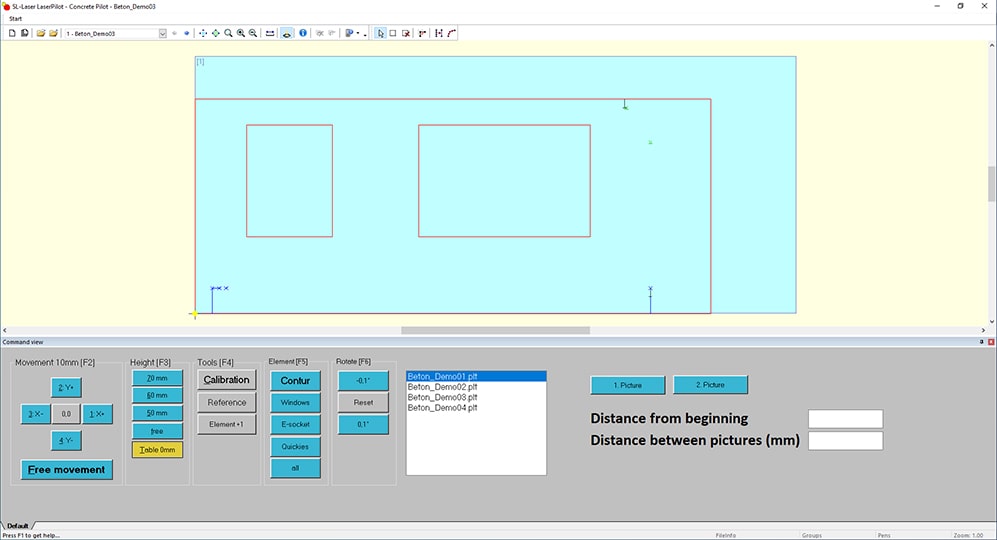 Positionierlaser-Software SL3D für Composite Anwendungen