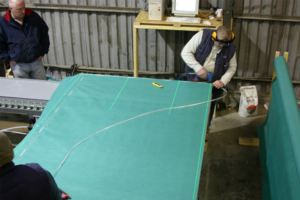 Projection des éléments préfabriqués en bois