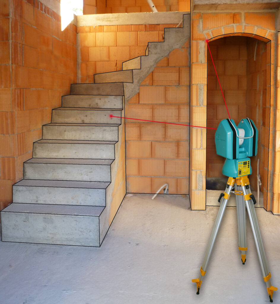 ProColl Treppe mit Rundbogen Zeichnung