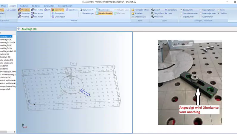 SL Assembly Le logiciel de création de fichiers de projection Module 1.