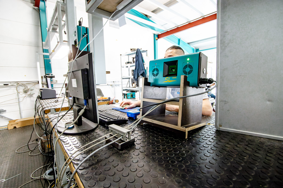 SL3D Laser im Einsatz