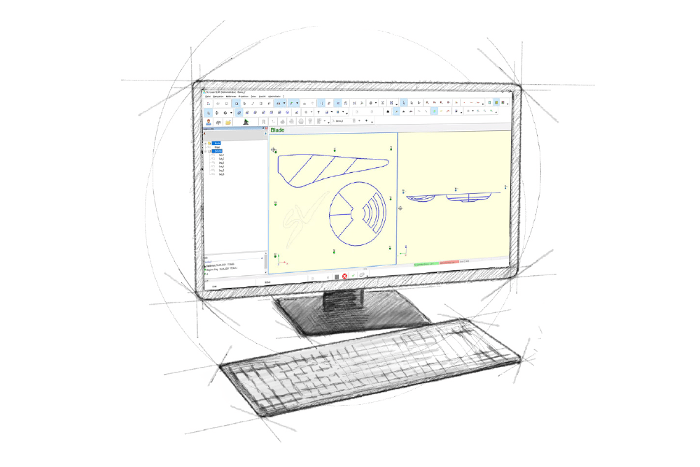 SL Laser Software Drawing SL3D