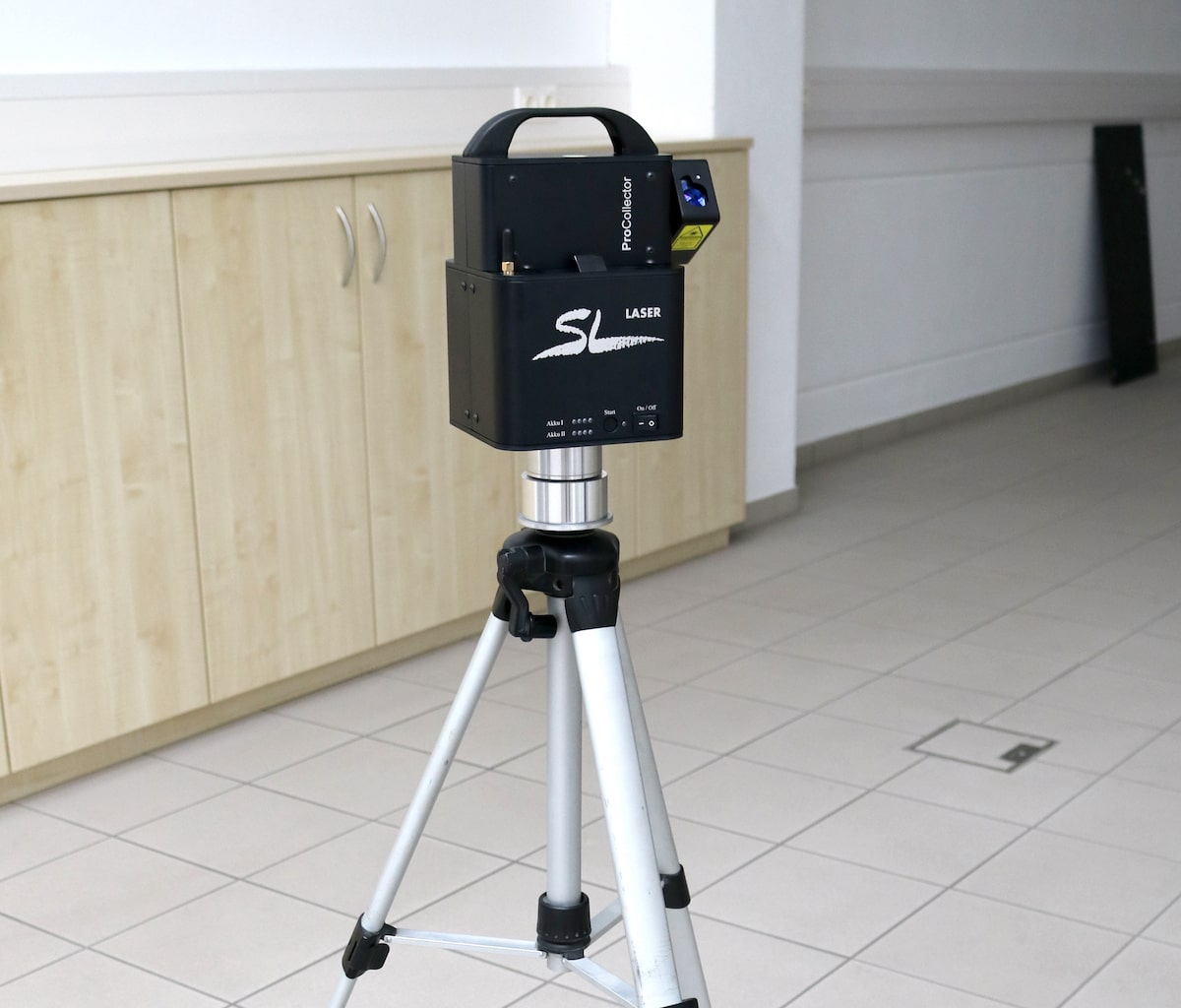 Laseraufmaßsystem im Raum