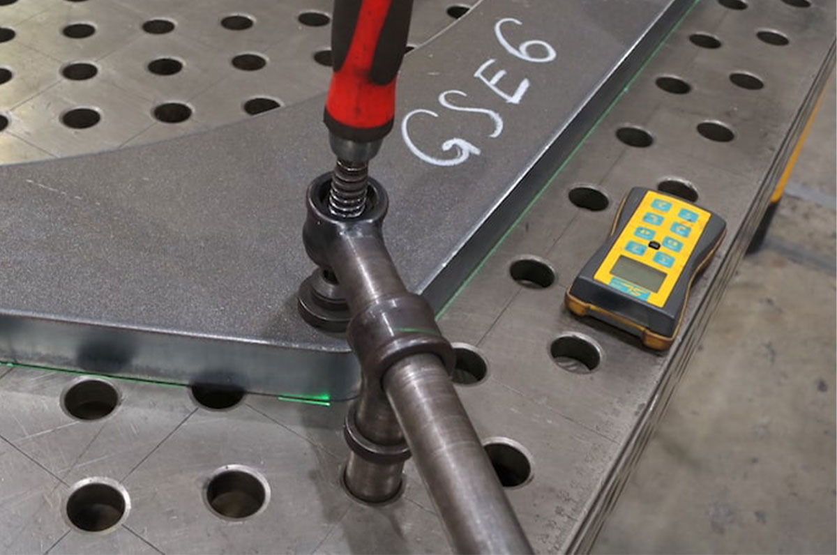 Fernbedinung von SL Laser im Einsatz