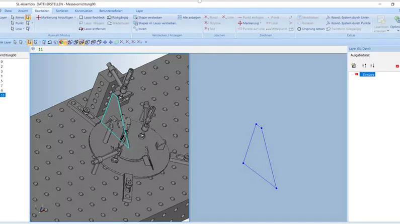 SL Assembly - The software for creating projection files Module 2