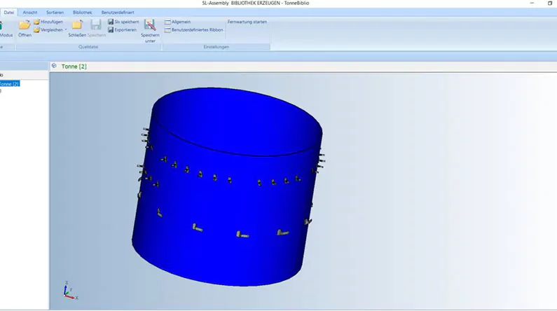 SL Assembly - Die Software zum Erstellen von Projektionsdateien Modul 3