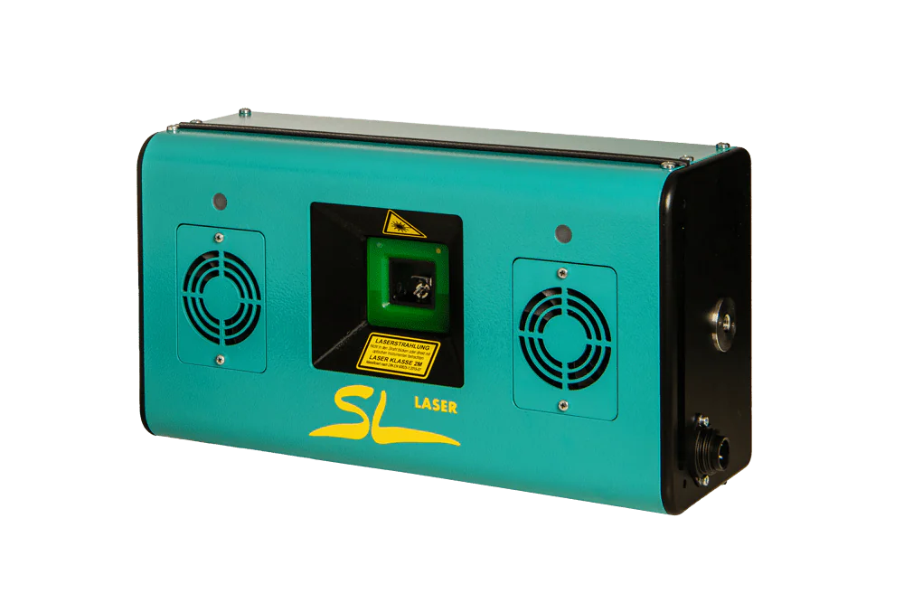 Cross laser for industry with green laser beam
